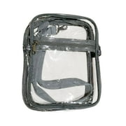 Realhomelove Clear Bag Stadium Approved PVC Concert Clear Purse Clear Crossbody Purse Bag clear bags for women,With front pocket